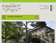 Tablet Screenshot of maspratsevall.com